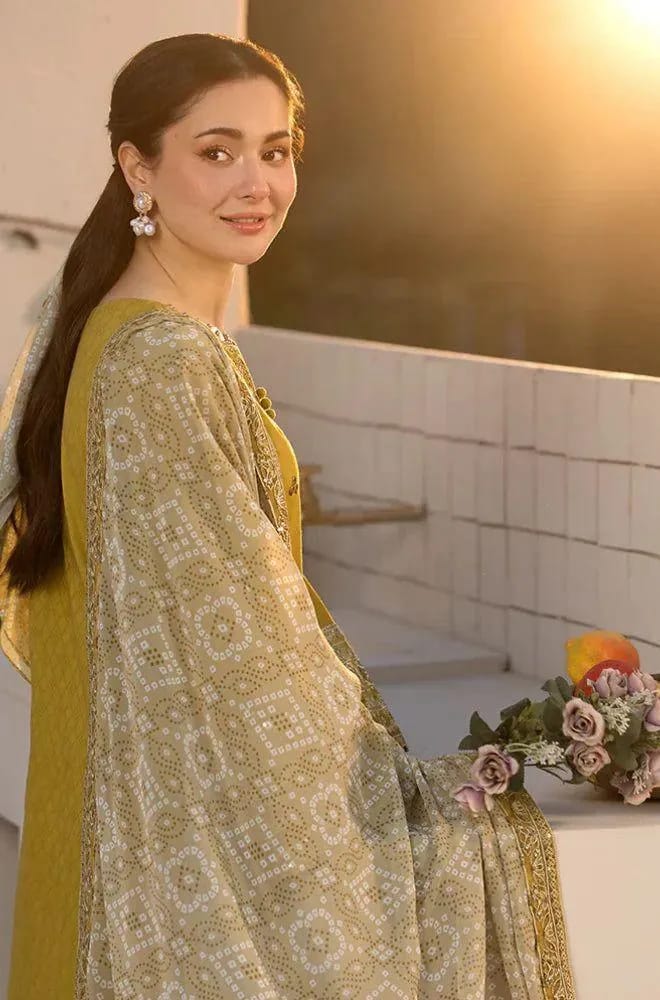 3 Pcs Women Unstitched Embroidered Suit