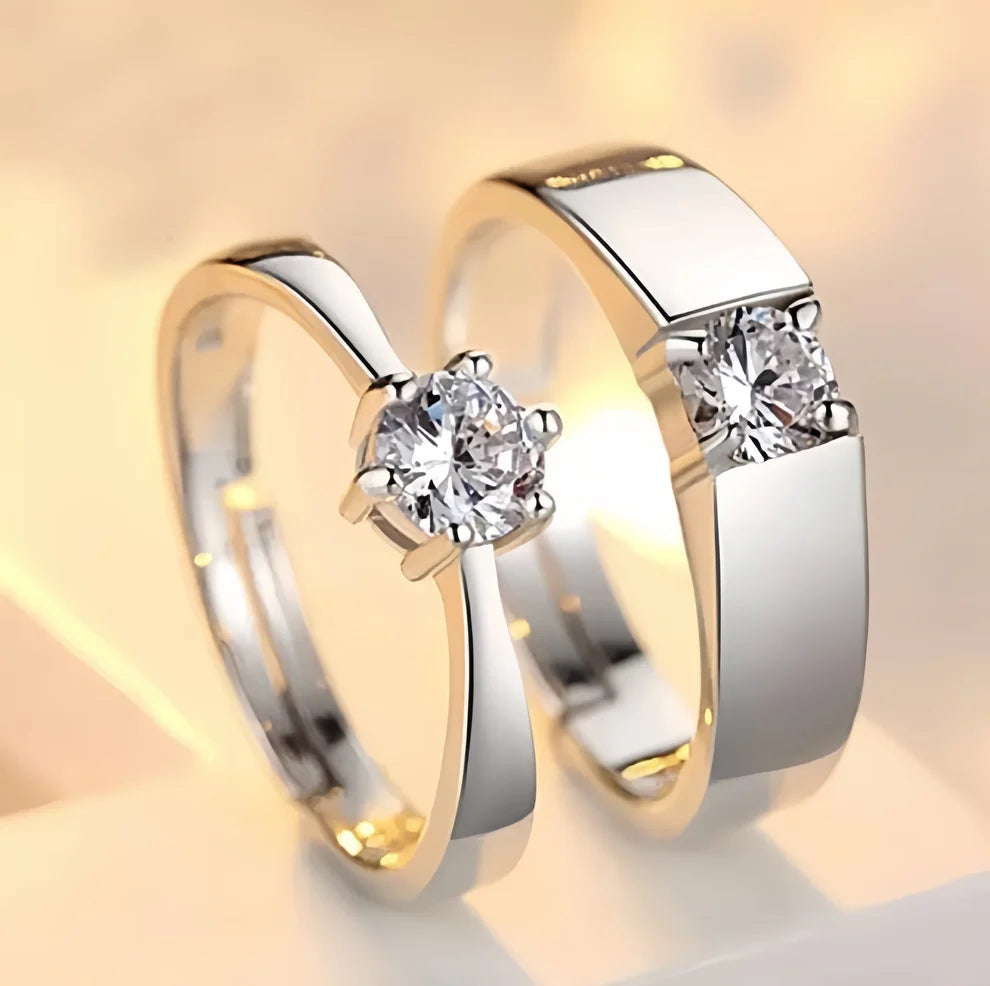 Couple Rings -A Special Gift For Your Loved One Set of 2